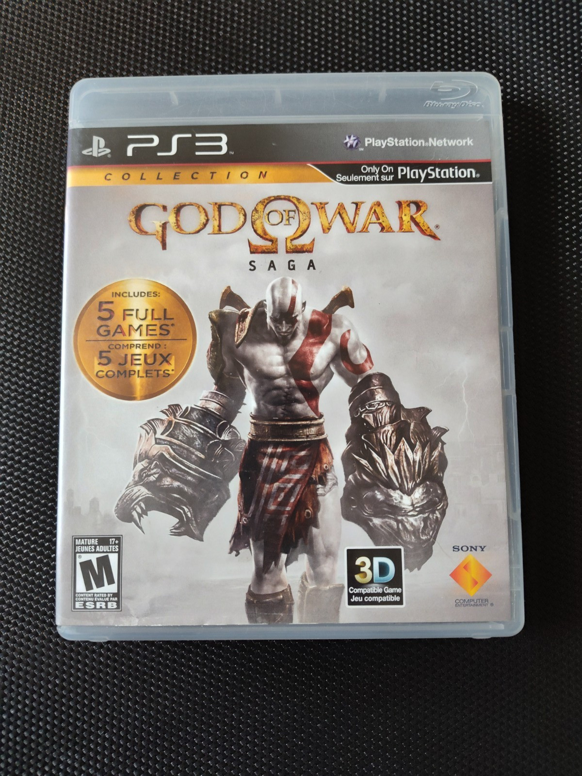 God of War Saga Collection PS3 (Sony PlayStation 3, 2012) CIB Complete Tested