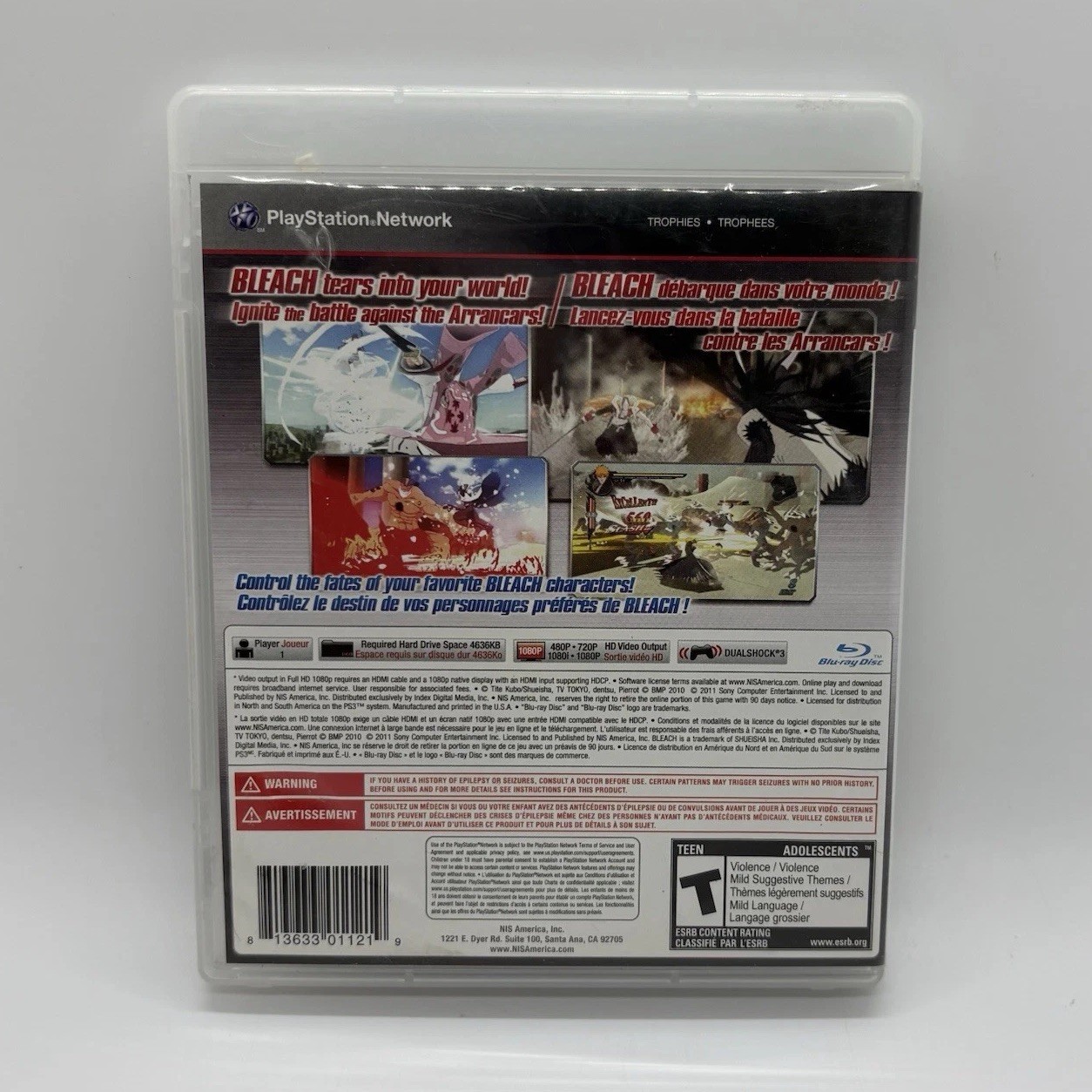Bleach: Soul Resurreccion (Sony PlayStation 3, PS3, 2011) Complete CIB Tested