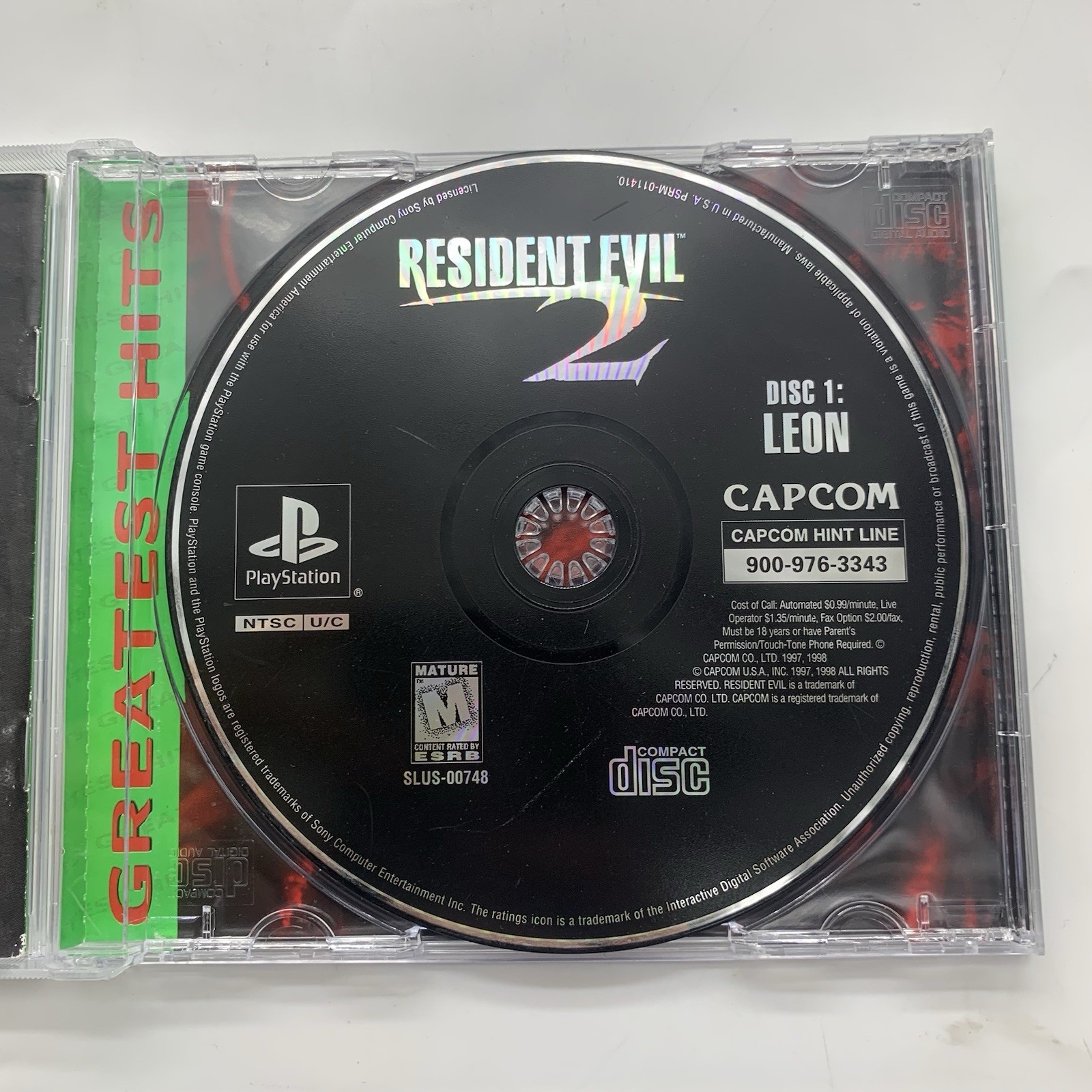 Resident Evil 2 – Sony PlayStation 1, 1998 | CIB | Tested | Resurfaced