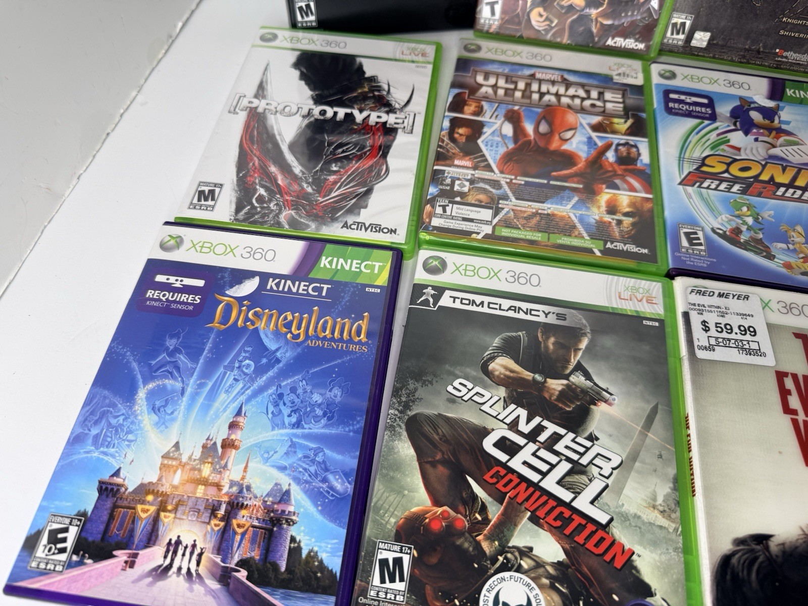 Xbox 360 Microsoft Game Bundle Lot of 15 Tested. & Working See Pics READ