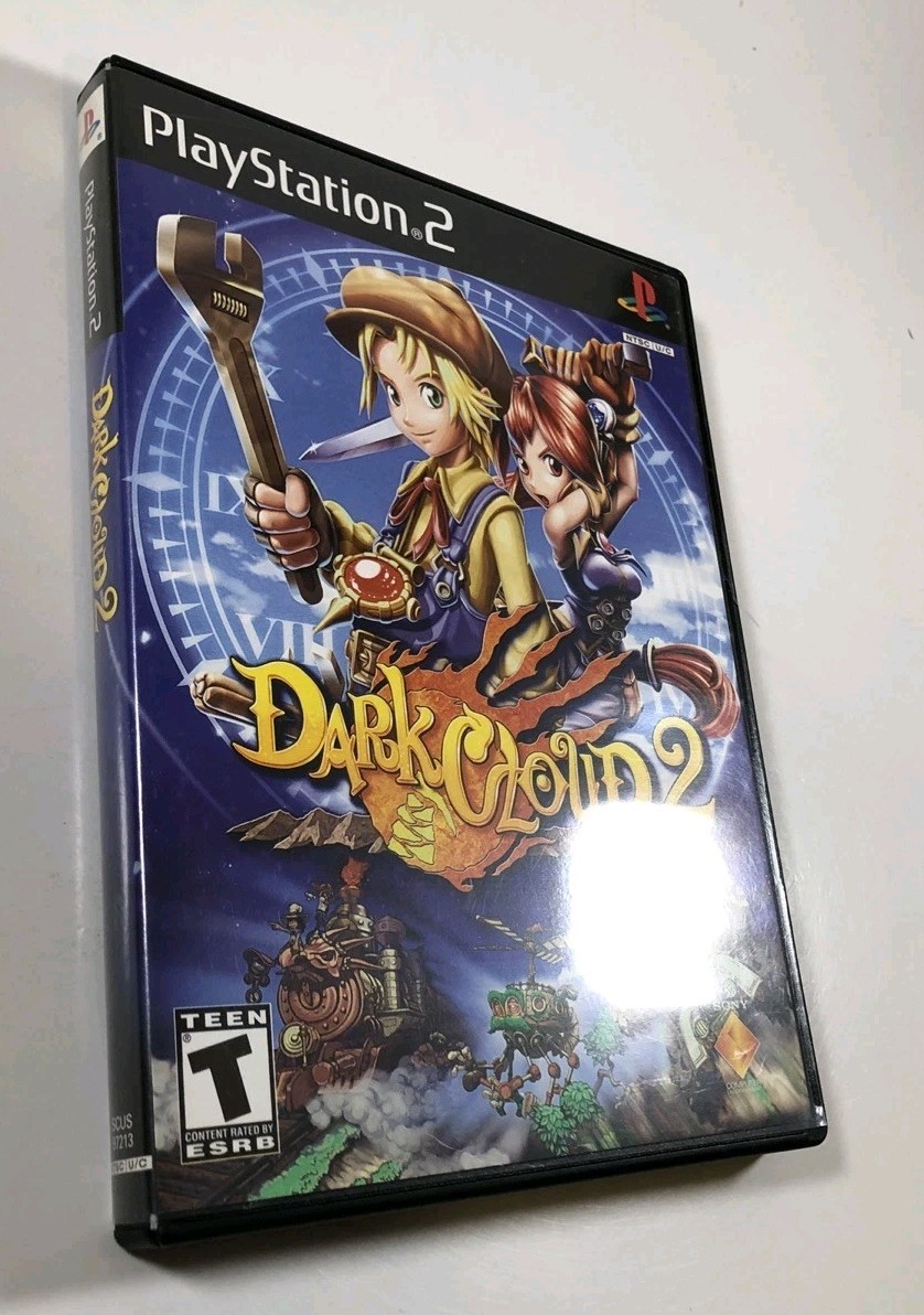 AUTHENTIC COVER ART ONLY NO GAME Dark Cloud 2 (PlayStation 2 / PS2) PLEASE READ