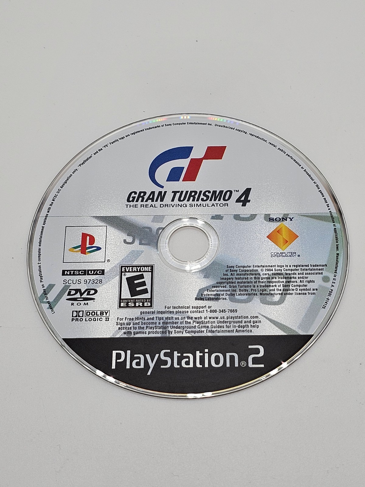 Sony Playstation 2 PS2 Gran Turismo 4 Disc Only Cleaned & Tested