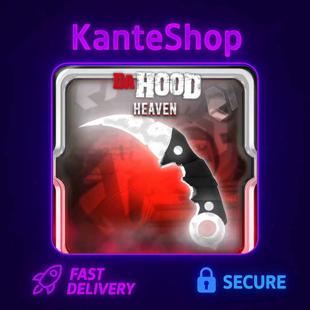 🟢 DA HOOD ITEMS 🔪KNIFES🔪 🔫WEAPONS🔫 🎁BUNDLES🎁🎮ROBLOX🎮 KanteShop🚀