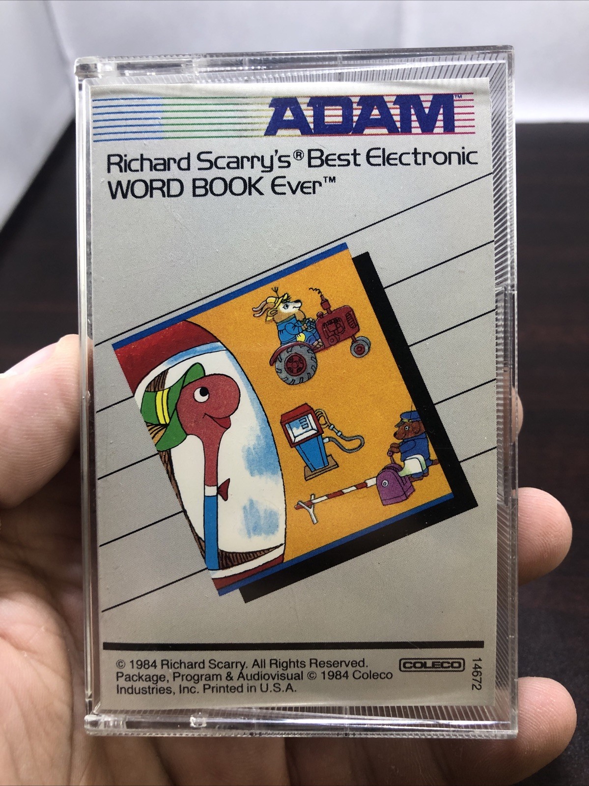 Richard Scarry’s Word Book Ever Adam Colecovision Vintage Rare With Manual