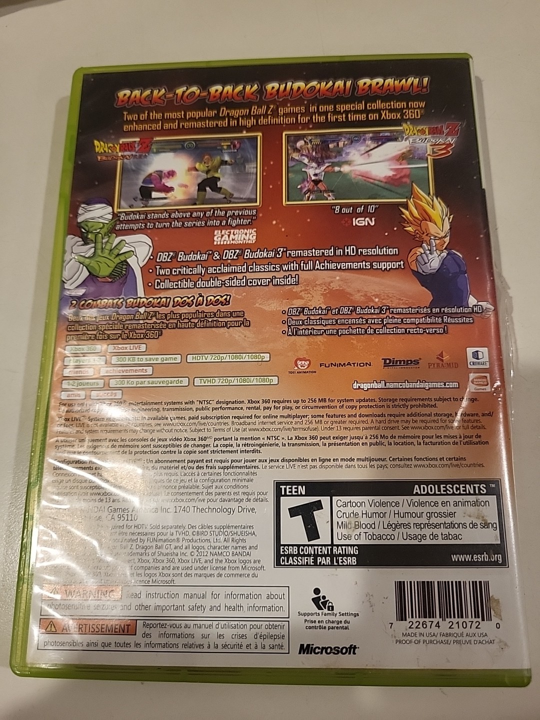 Dragon Ballz Budokai HD Collection – Xbox 360