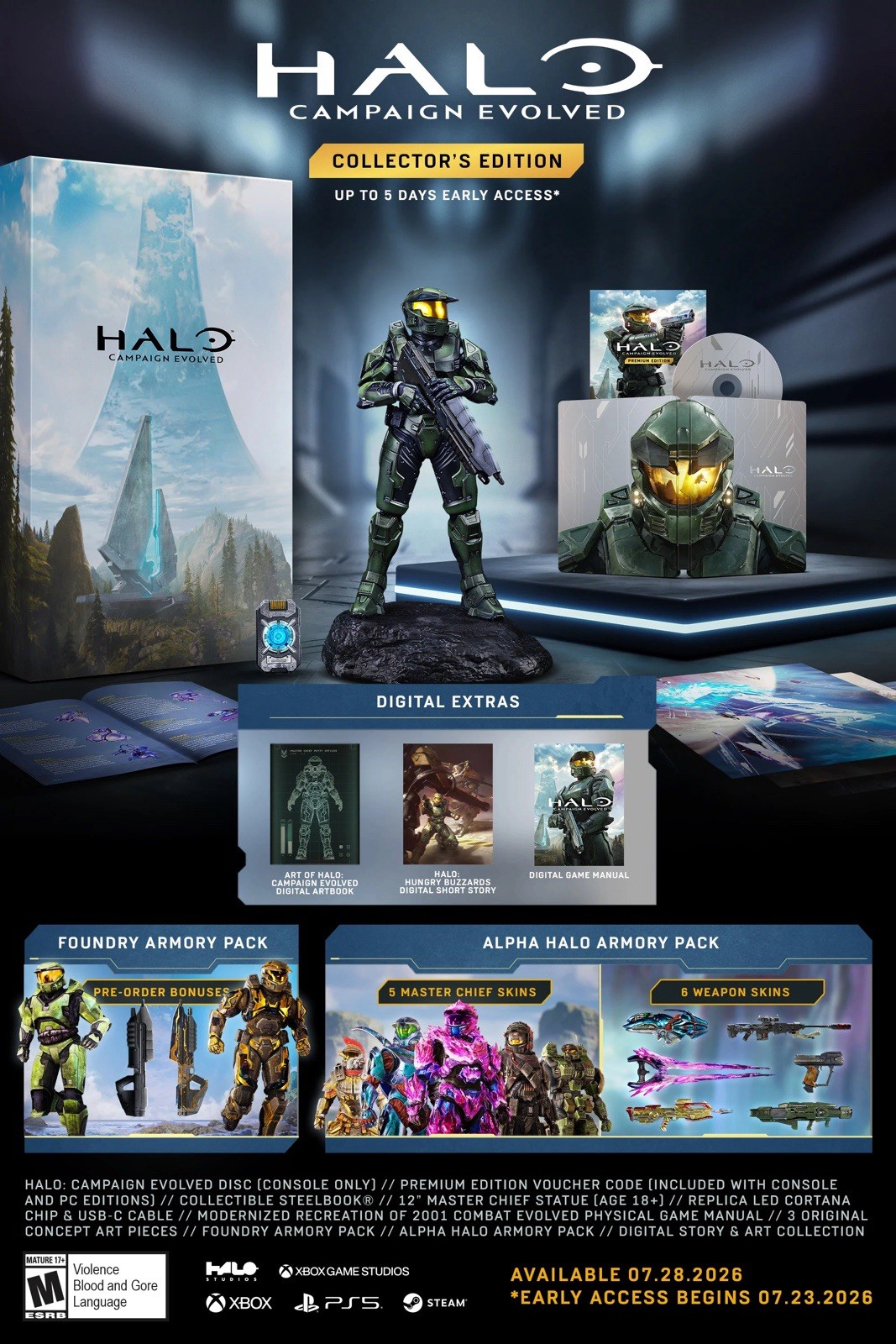 PRESALE Halo Campaign Evolved Collector’s Edition PC Ships To Buyer On 7.31.2026