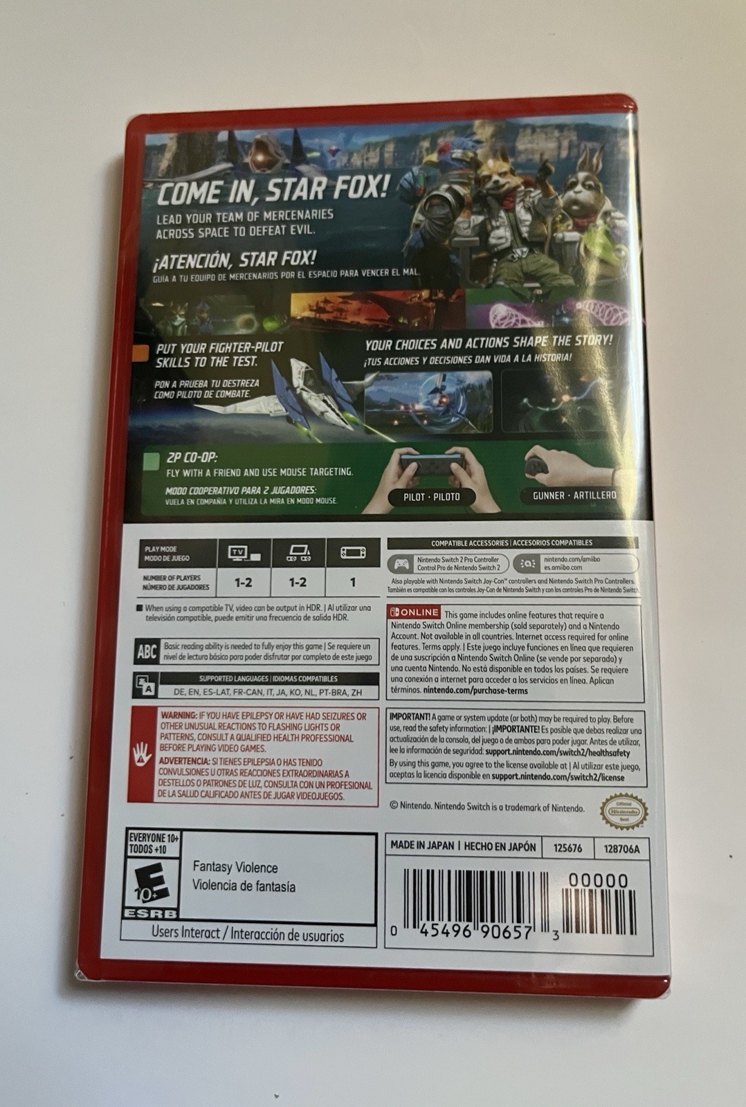 Star Fox (Nintendo Switch 2) Brand New Factory Sealed *See Description*