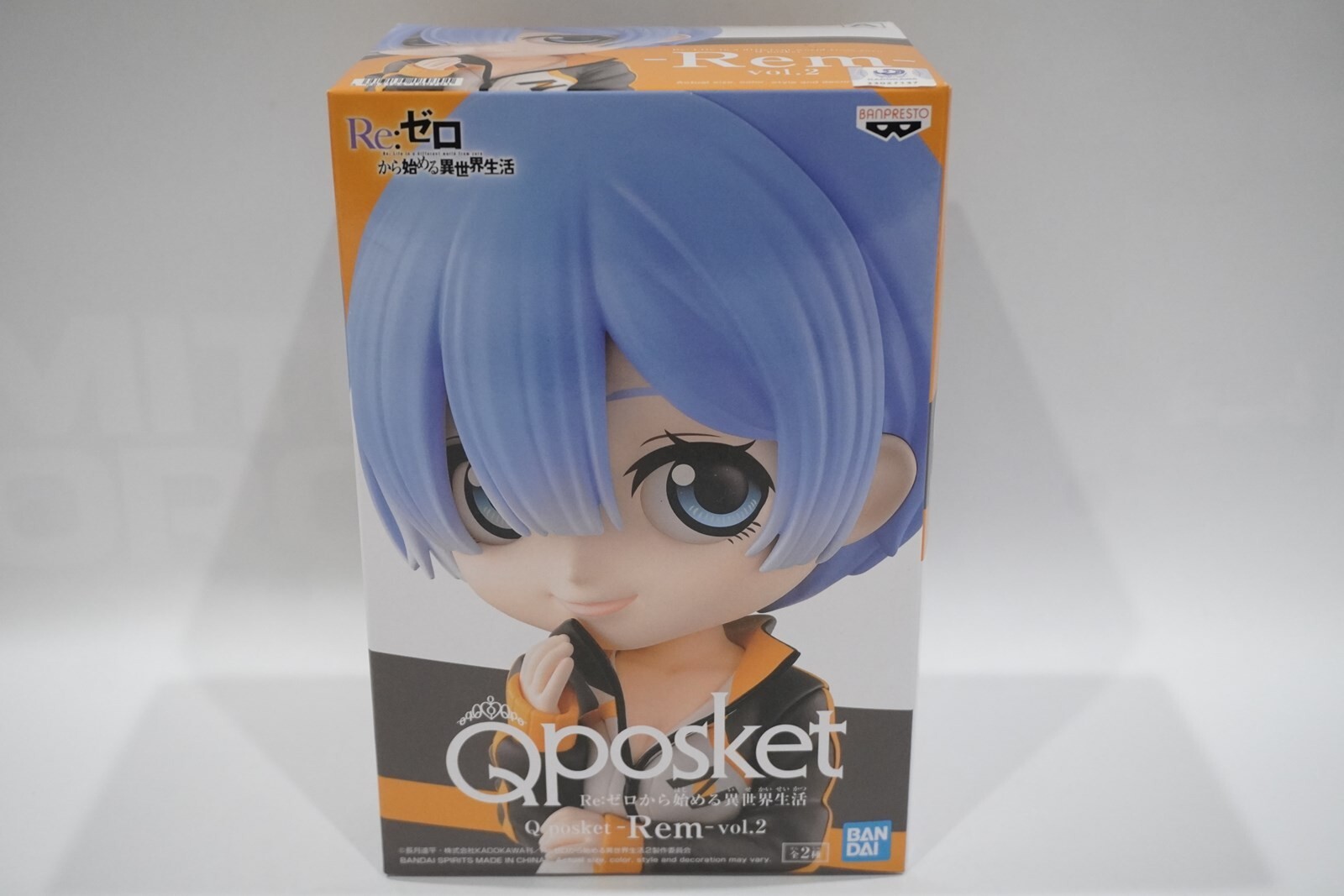 Re:Zero Q Posket Action Figure REM VER. A New Banpresto 18070 NEW SEALED NIB e7