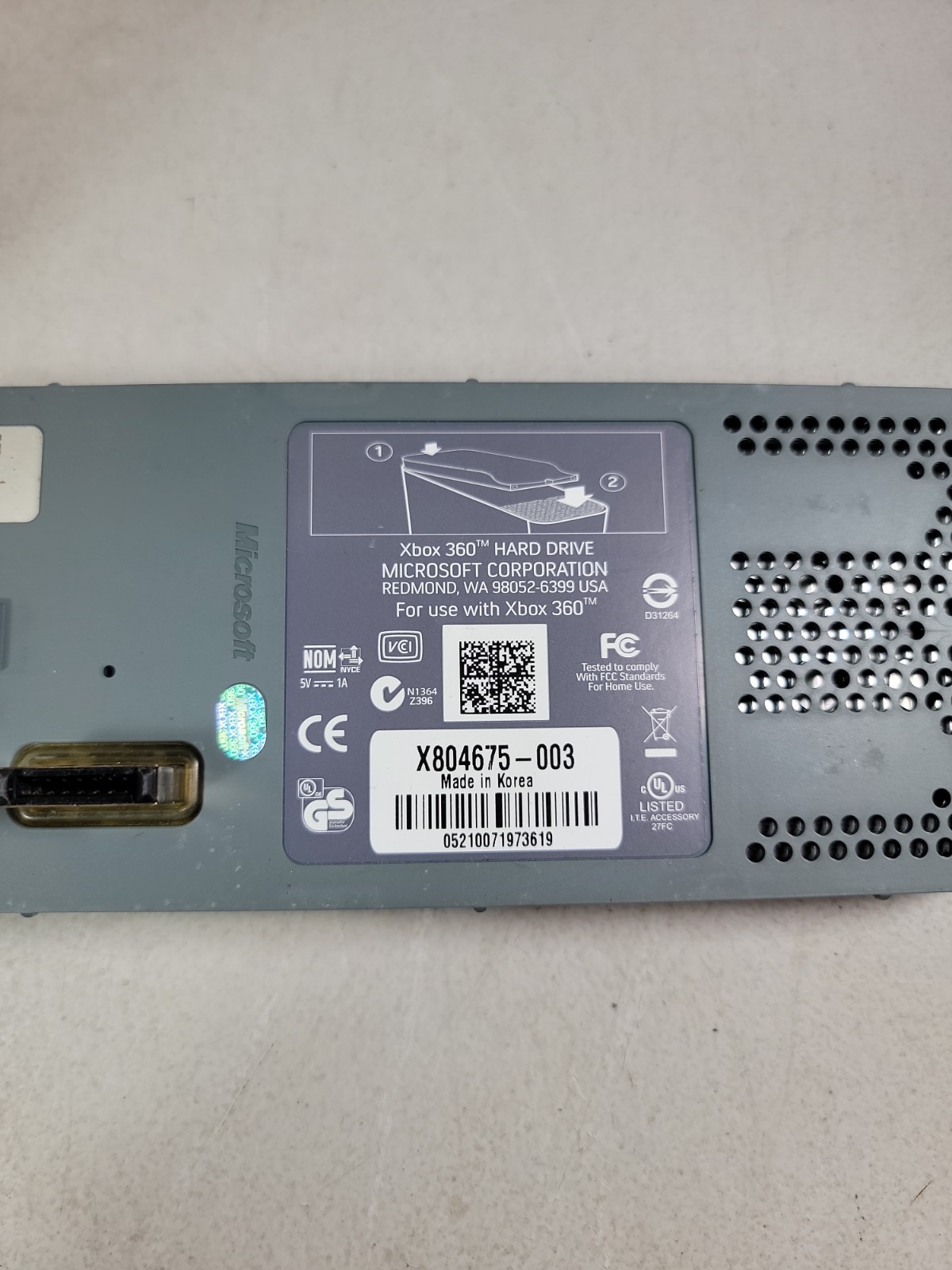 X-BOX 360 CONSOLE (UNTESTED, AS IS, PART OR REPAIR)