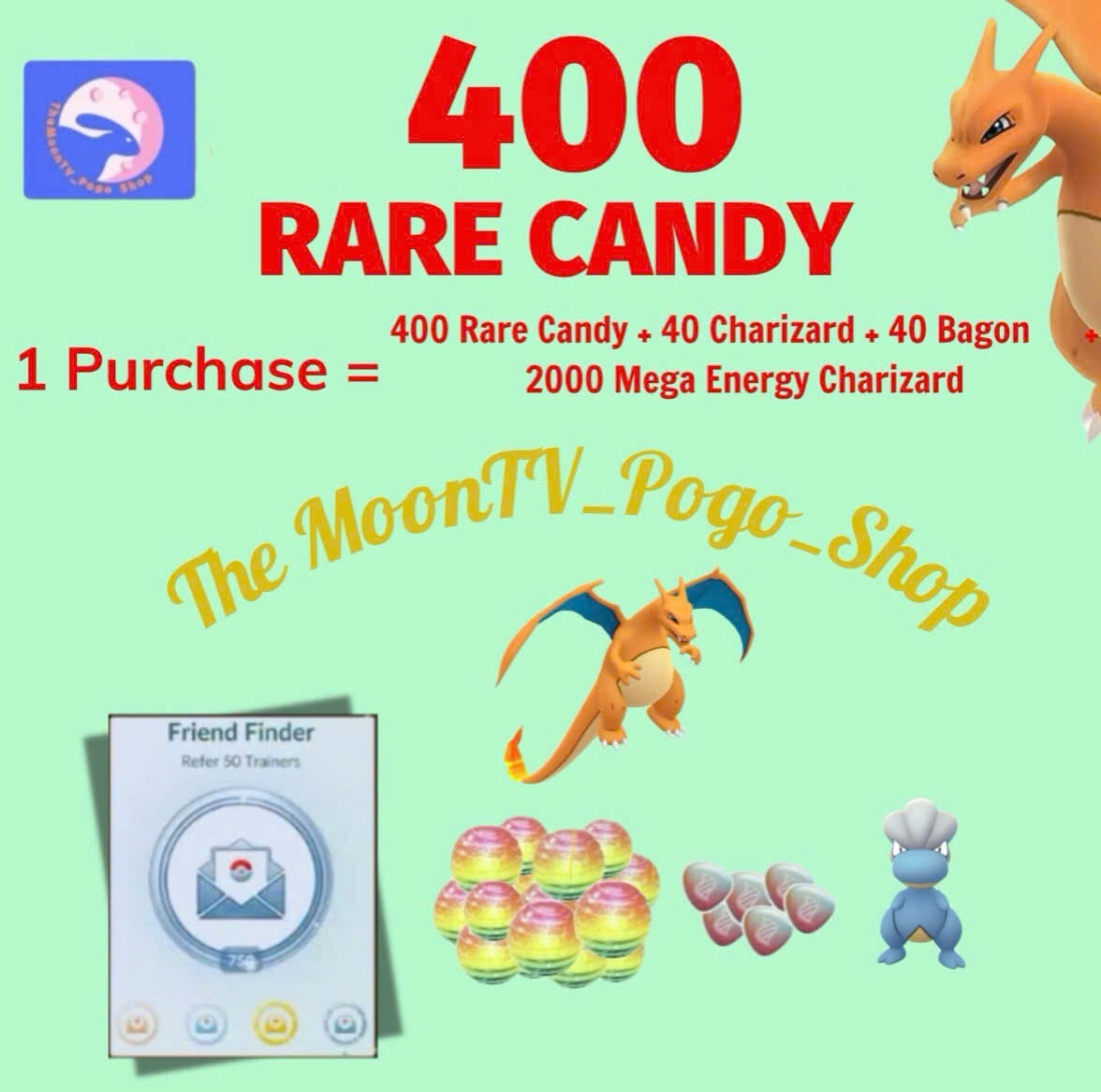 400 RARE CANDY- Friend Finder Medal- FAST SALE- Completed within 24hrs ✨Digital✨