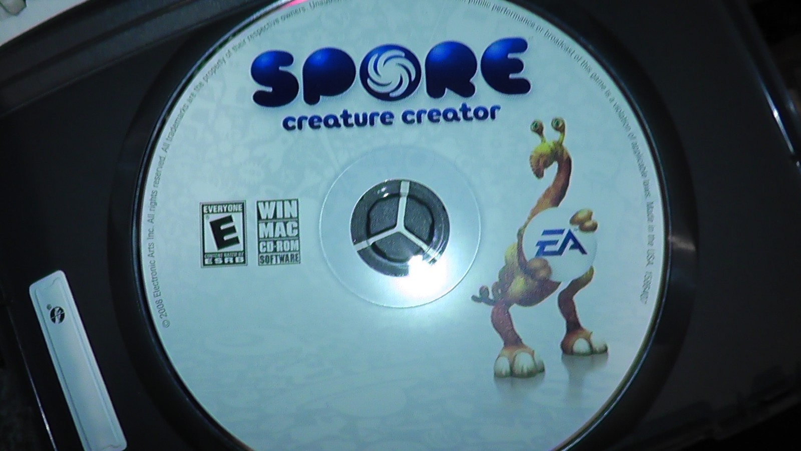 pc cd rom win mac windows spore creature creator video game cib