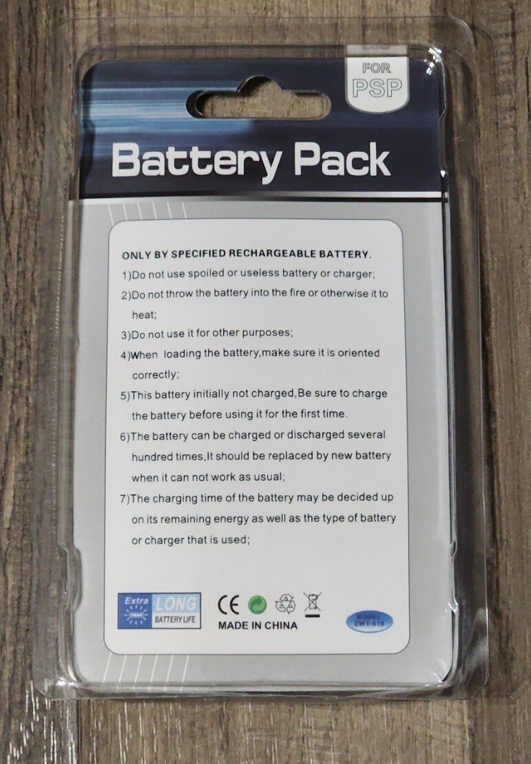 3600mAh Rechargeable Replacement Battery For Sony PSP 1000 1001