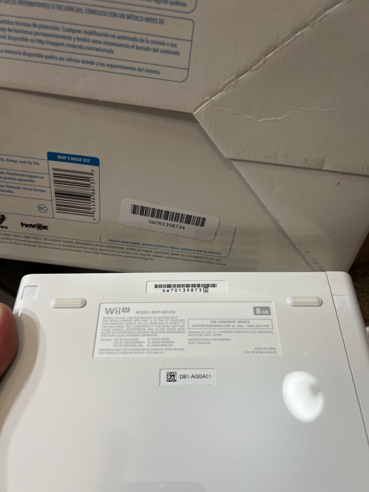 Nintendo WiiU Wii U Skylanders Limited Edition Console Bundle White New in Box