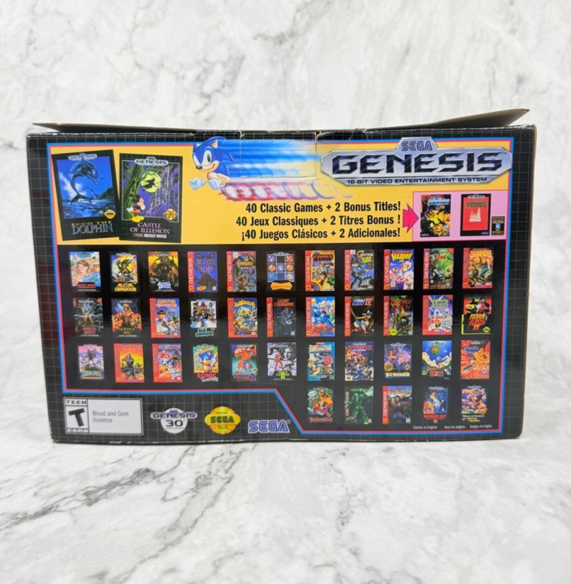 SEGA Genesis Mini Home Game Console 30th Anniversary 2019 Boxed Complete Clean!