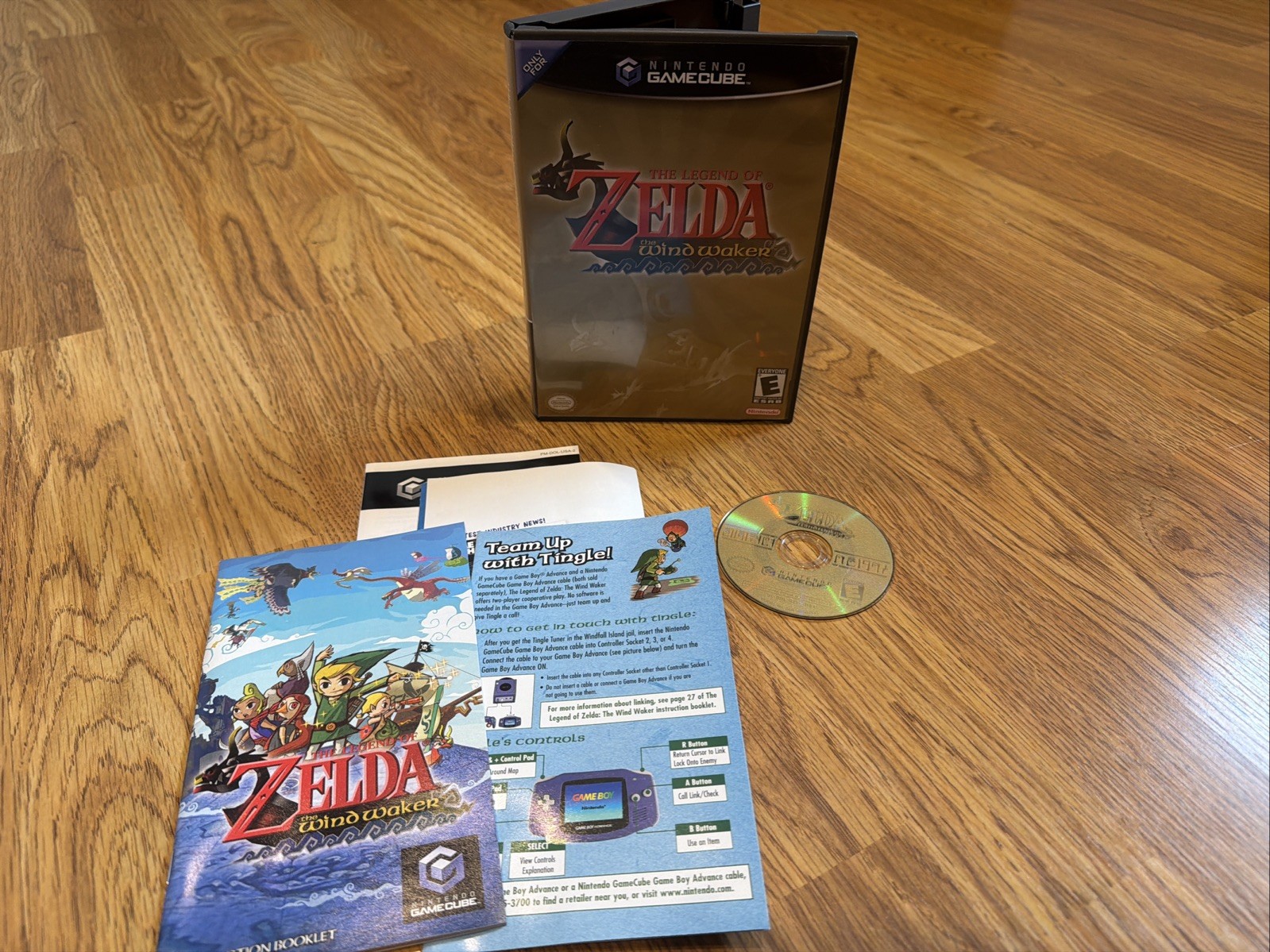 Nintendo The Legend of Zelda: The Wind Waker GameCube 2003 NTSC-U/C Manual