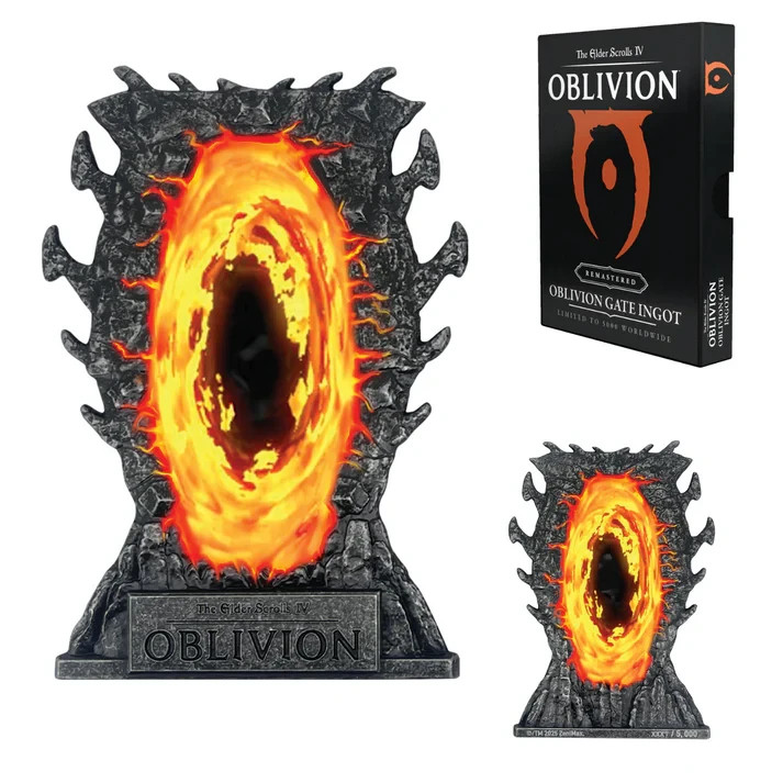 The Elder Scrolls IV: Oblivion Gates Limited Ed. Ingot Figure Official Bethesda