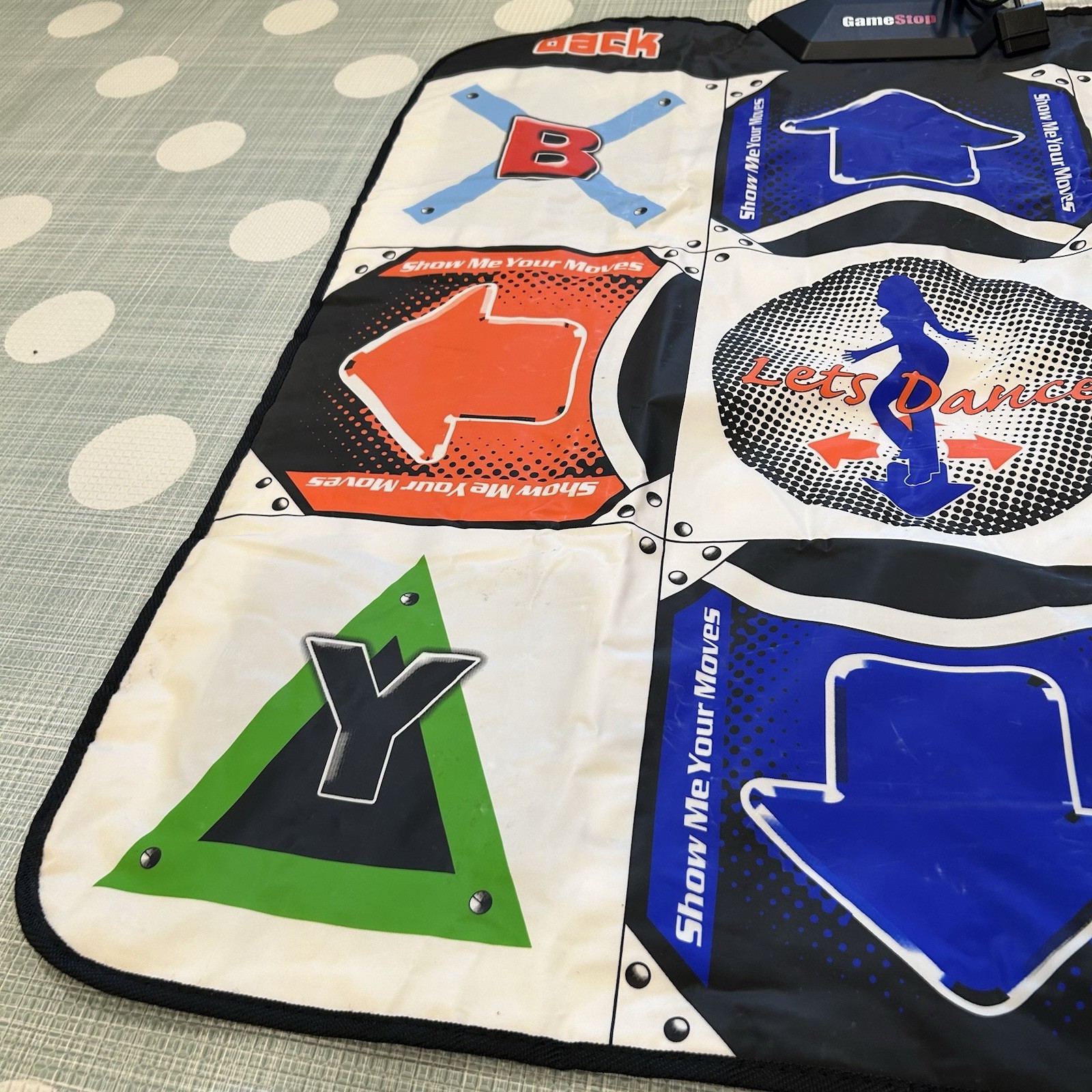 Gamestop Universal Dance Mat GameCube PS2 Xbox DDR Dance Dance Revolution Pad