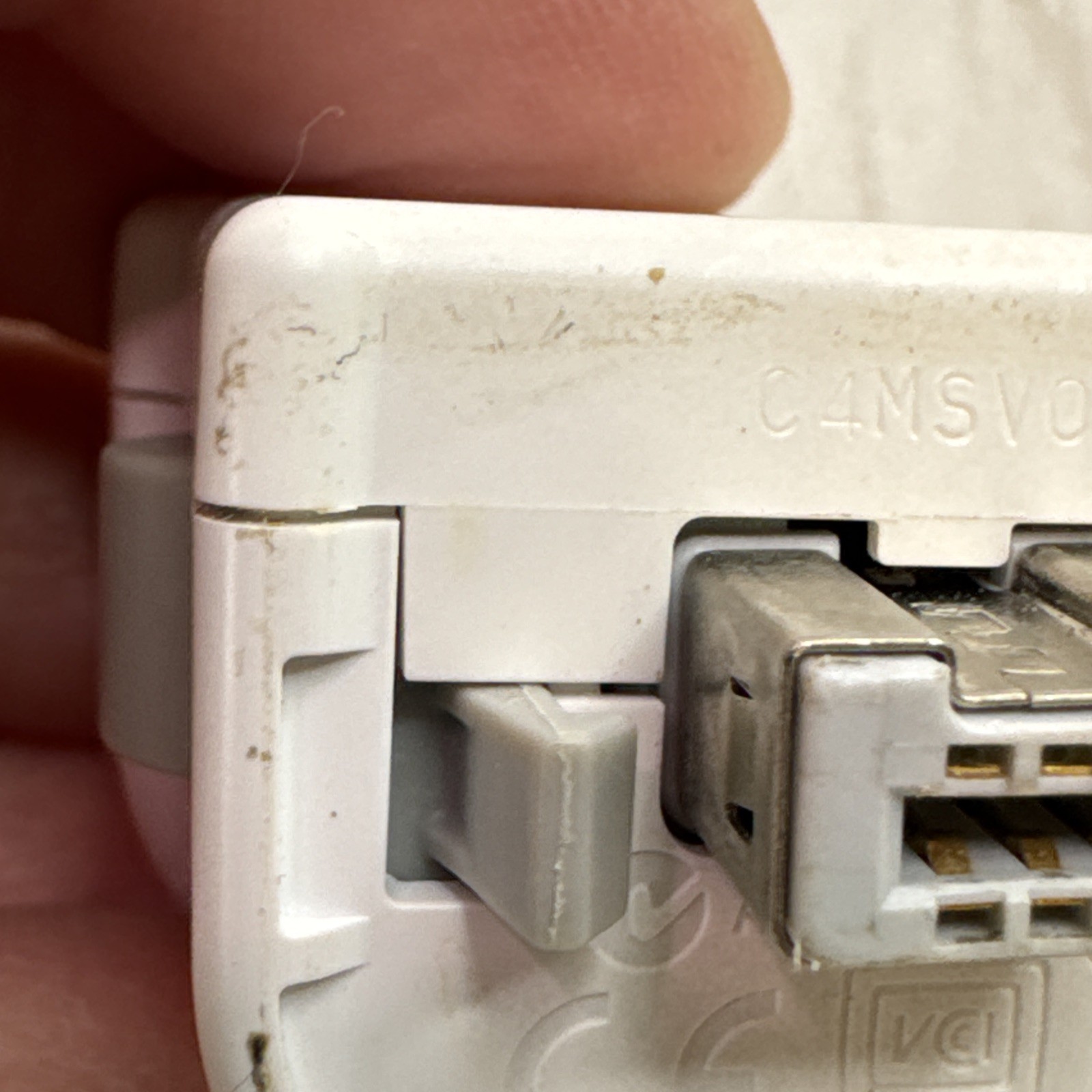 2 OEM RVL-026 Nintendo Wii Motion Plus Adapter OEM MotionPlus Sports Resort