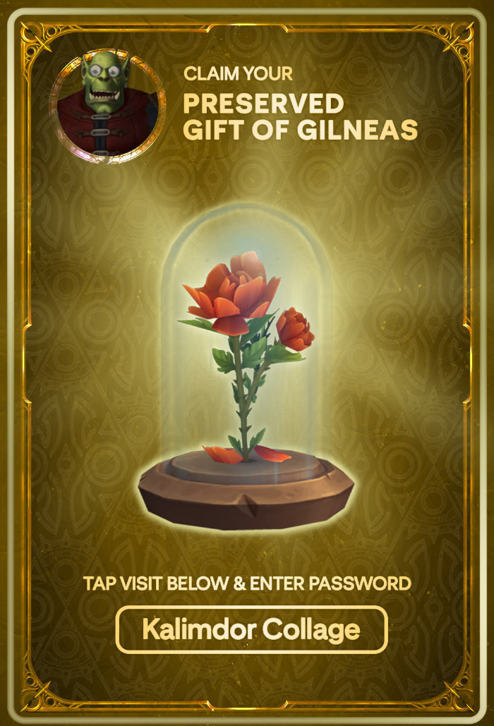 World of Warcraft Preserved Gift of Gilneas Decor – ANY REGION – GLOBAL CODE WOW