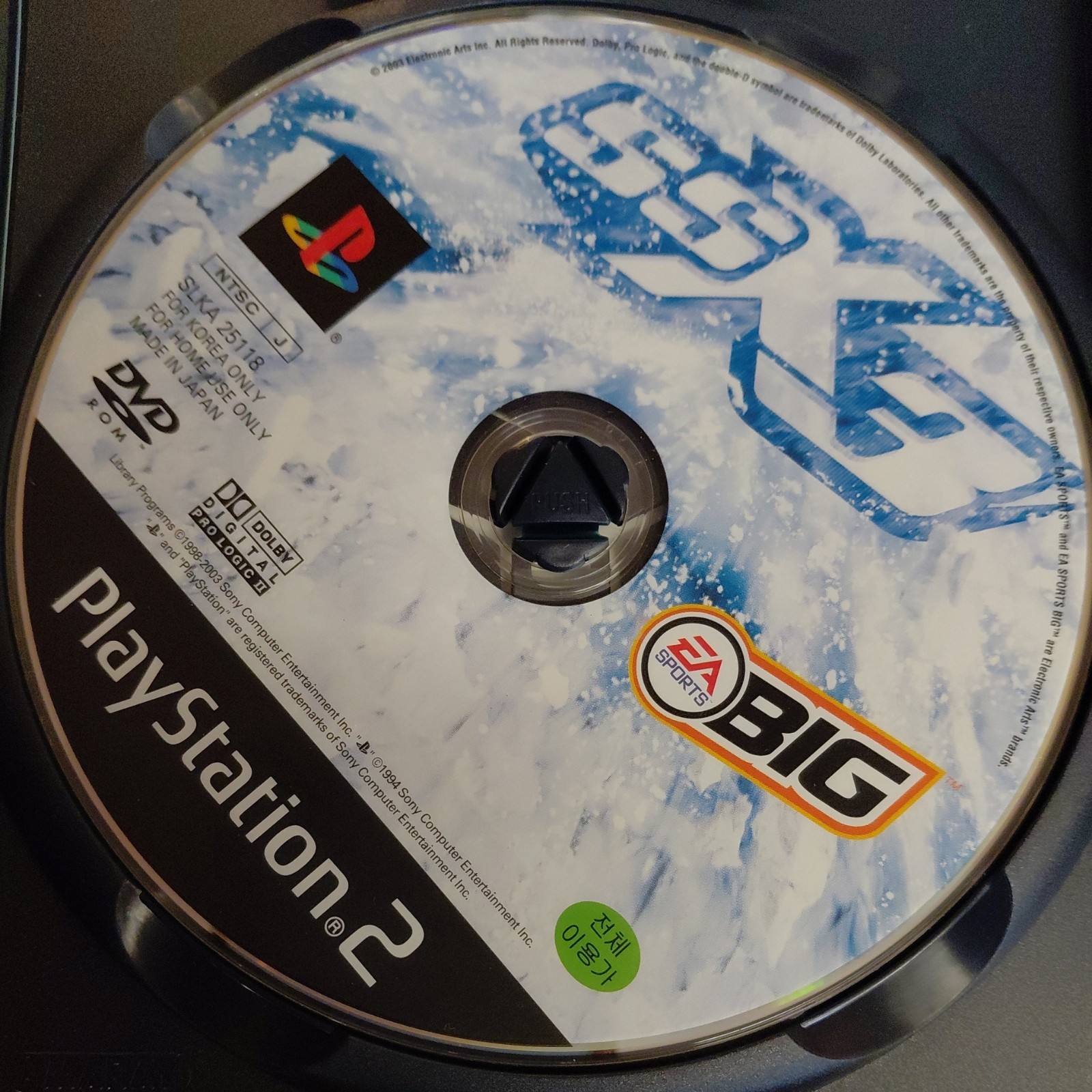 SSX 3 Korean NTSC-J PlayStation 2 PS2 – Complete w/ Manual! Tested + MINT DISC!