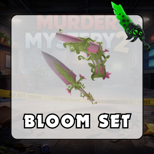 Murder Mystery 2 MM2 | Bloom Set | Ancient Godly Knives and Guns