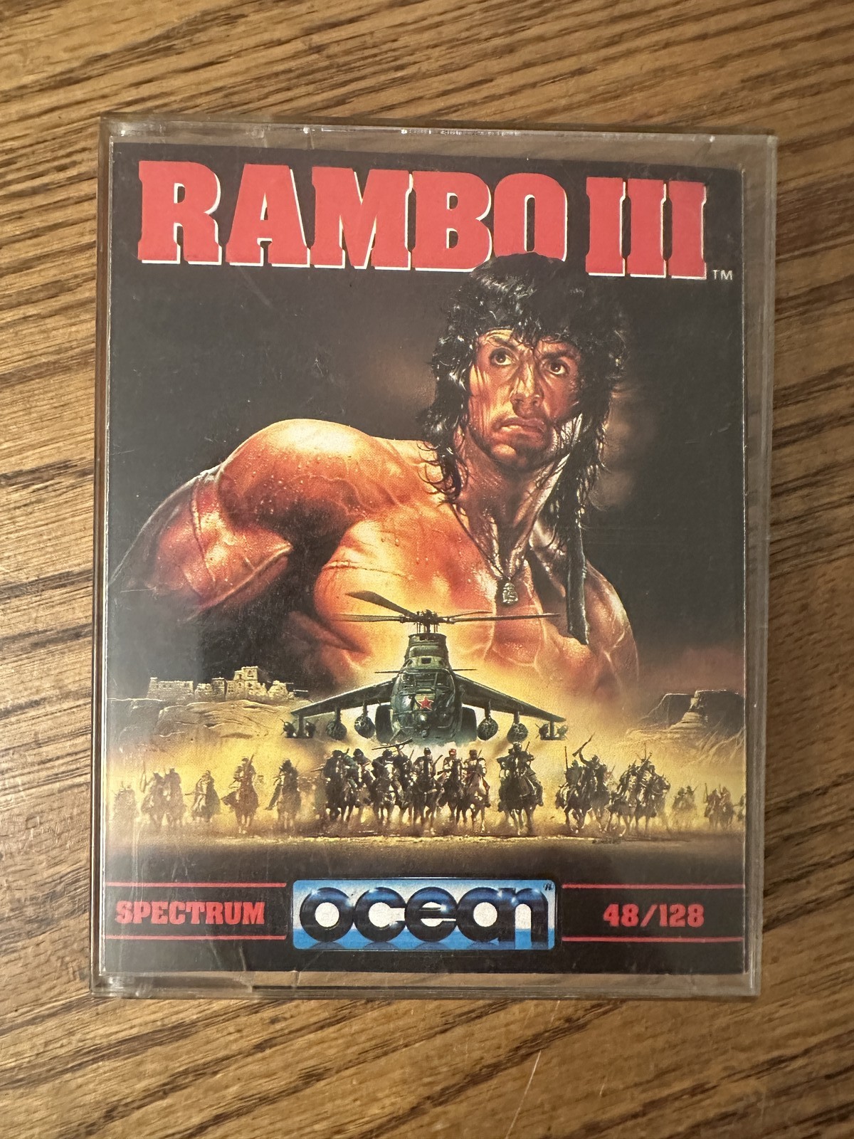 Rambo III RAMBO 3 – ZX Spectrum Ocean Software Cassette Game Vintage Action Rare