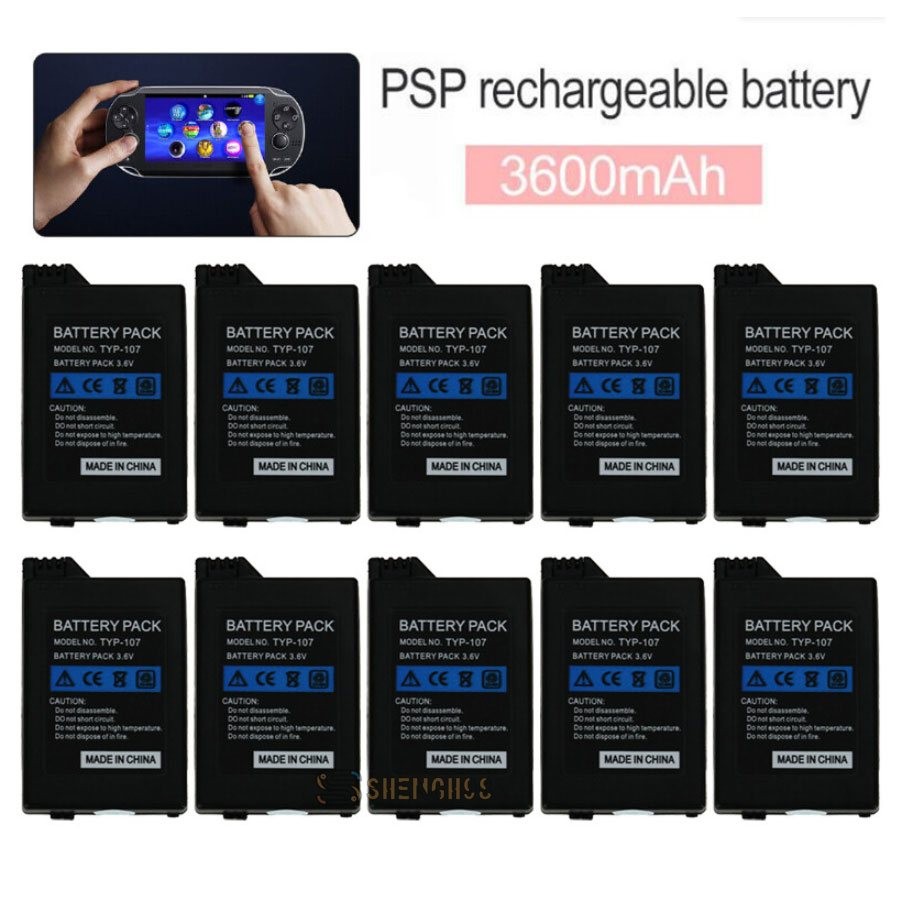 3600mAh Rechargeable Battery for PSP-2000 PSP-2001 PSP-3000 Slim Lite+Charger