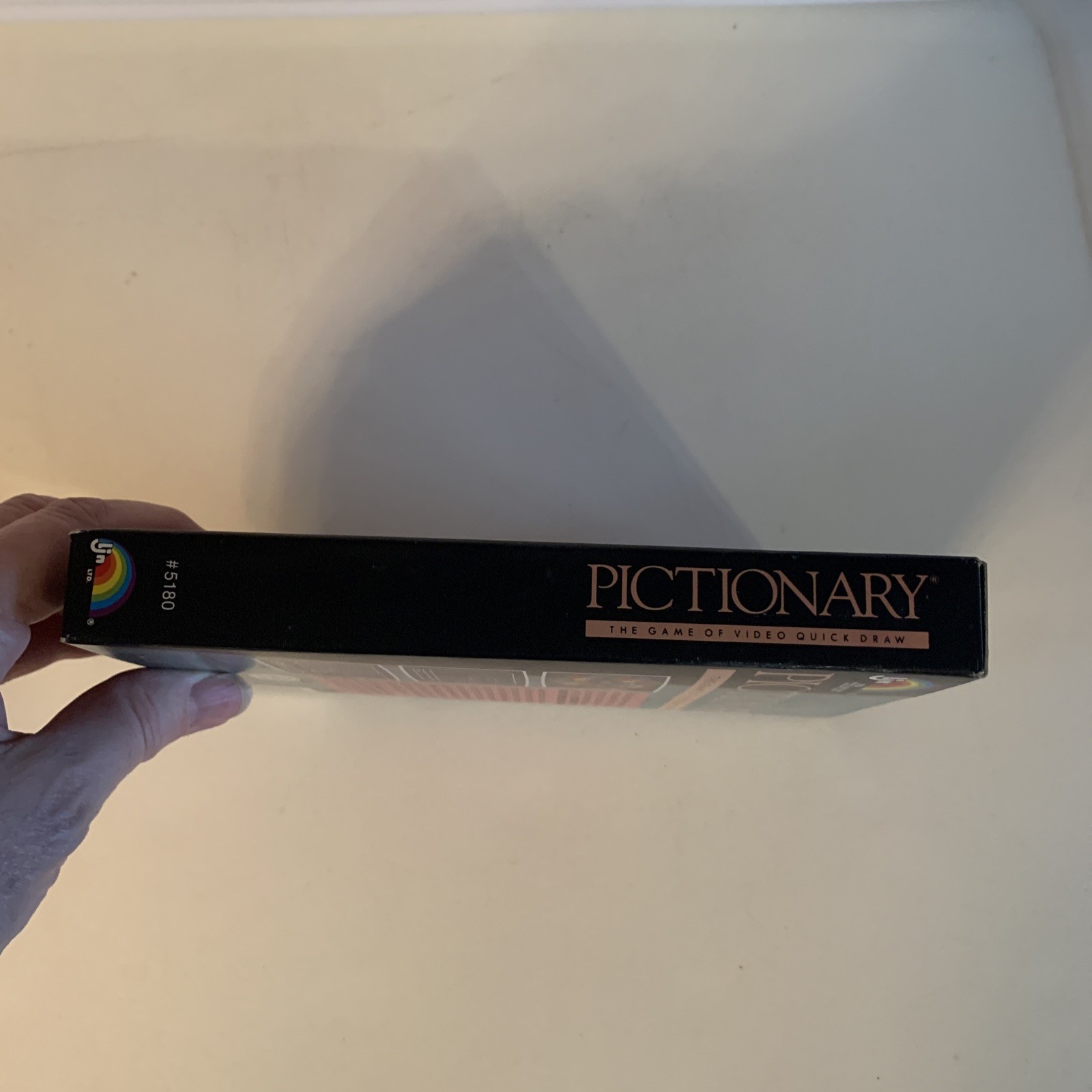 oval seal Pictionary complete in box nintendo nes game nr-MINT rev-a power play