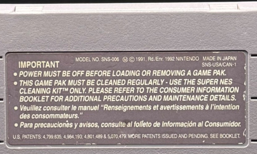 Super Nintendo SNES Mega Man X 3, Game, Case, Verified Working (See Video)
