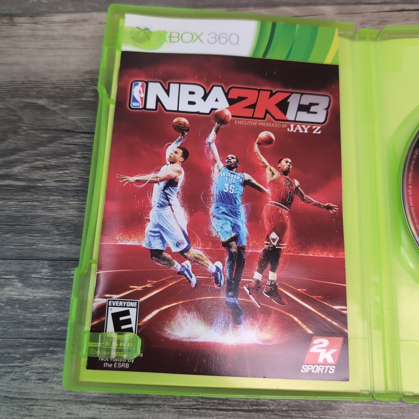 NBA 2K13 Xbox 360 Microsoft Video Game Complete With Music By Jay Z