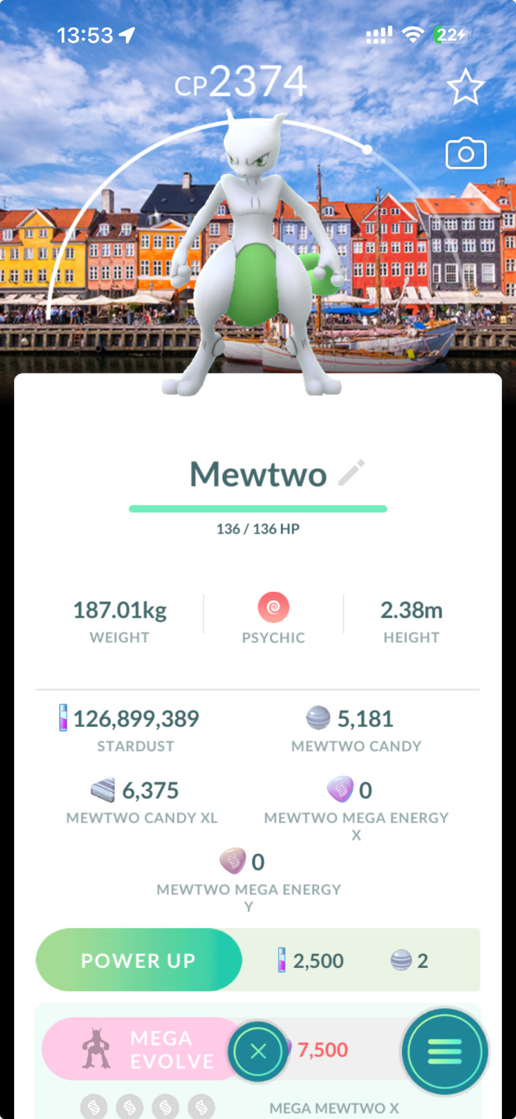 Pokémon Shiny Mewtwo Copenhagen background Go Fest 2026 – Trade20kStardust