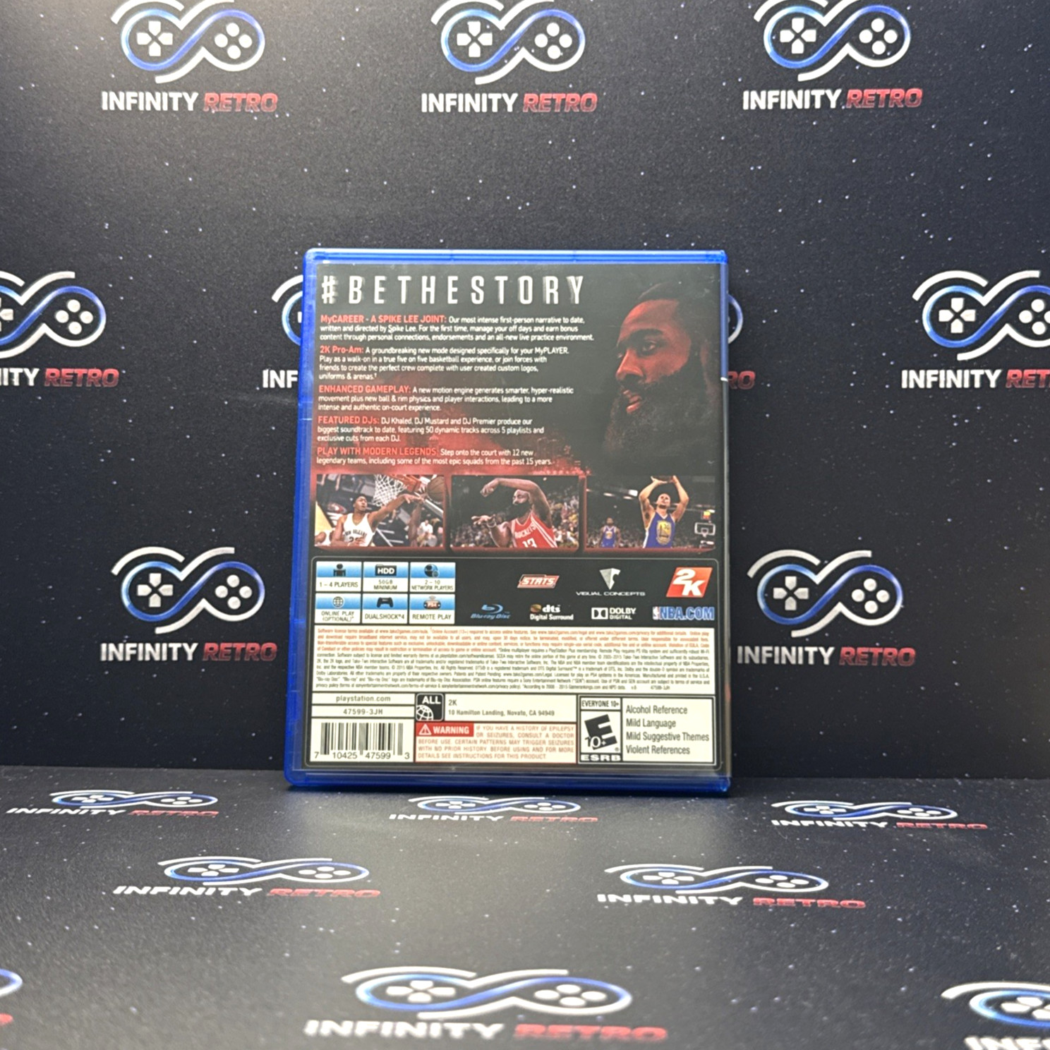 NBA 2K16 James Harden Sony PlayStation 4 PS4 CIB Complete Refurbished & Tested