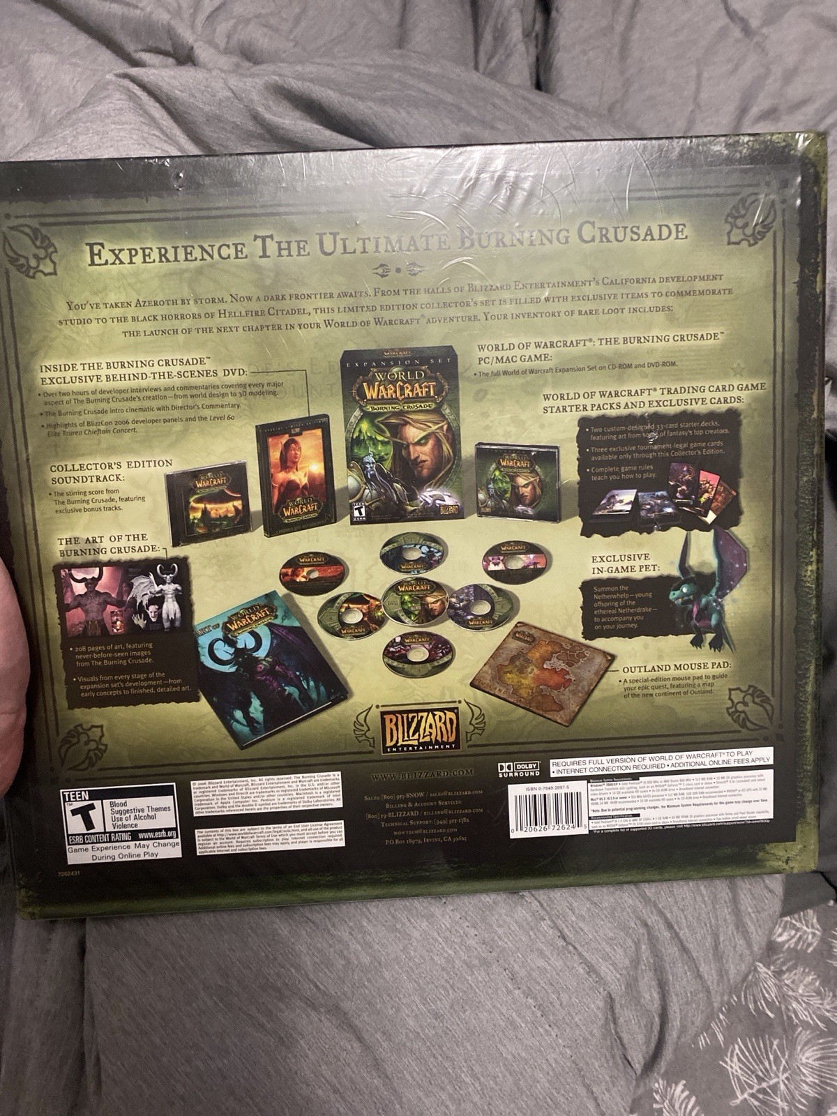 Blizzard World of Warcraft Burning Crusade Collector’s Edition (Sealed)