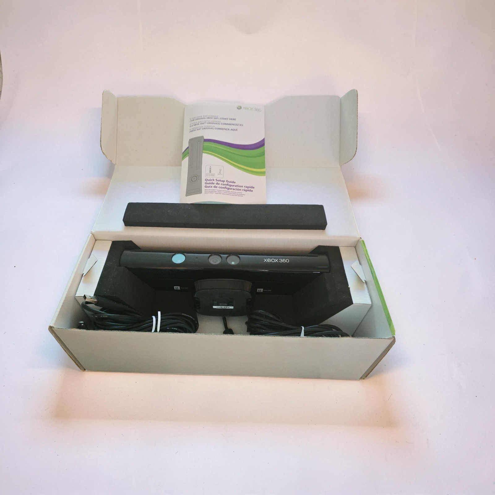 Microsoft Xbox 360 Kinect Sensor Full Game Included Tested- Setup Guide