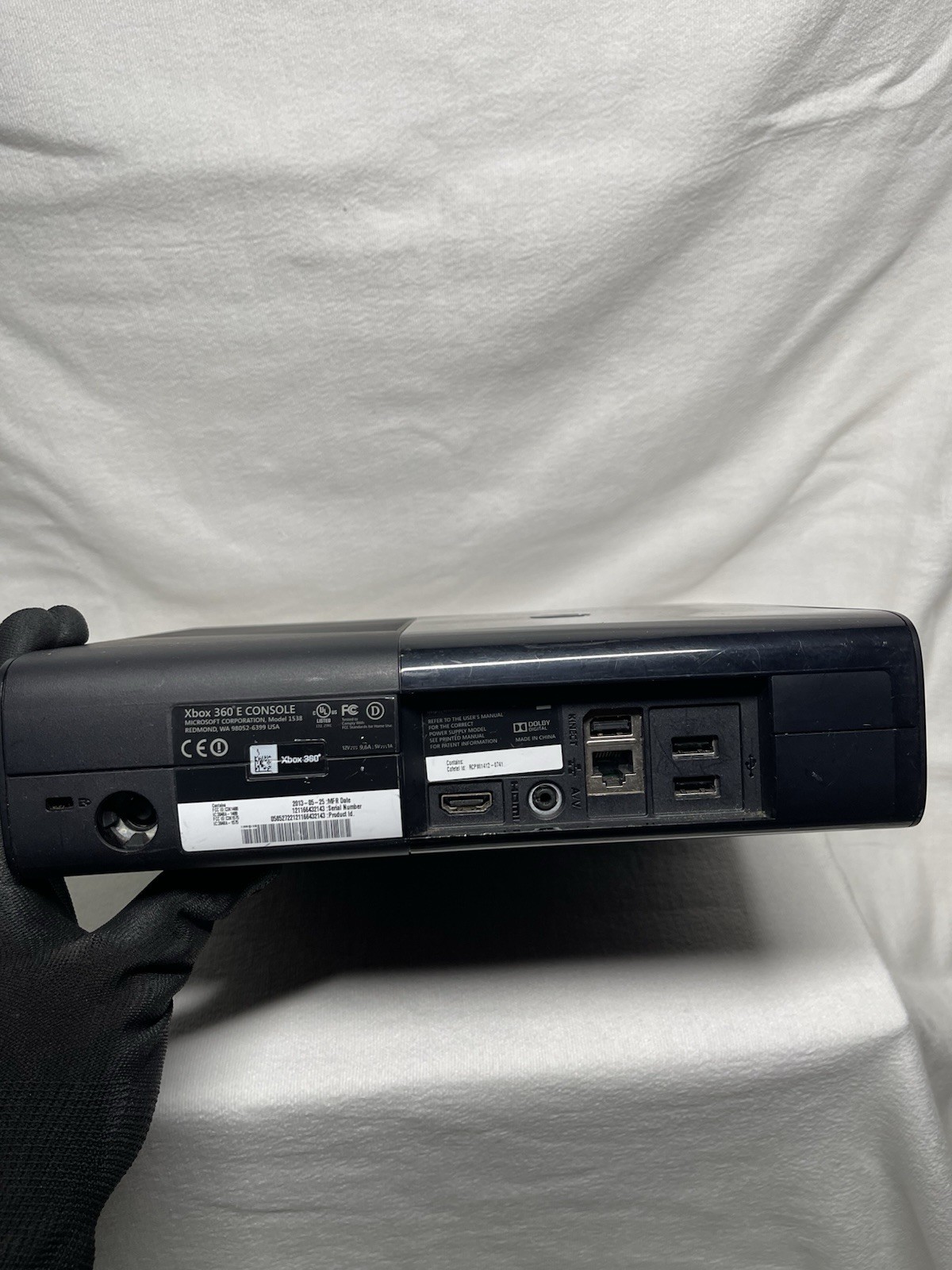 Xbox 360 E Console Model 1538 Console Only for Parts or Repair *Not Tested*