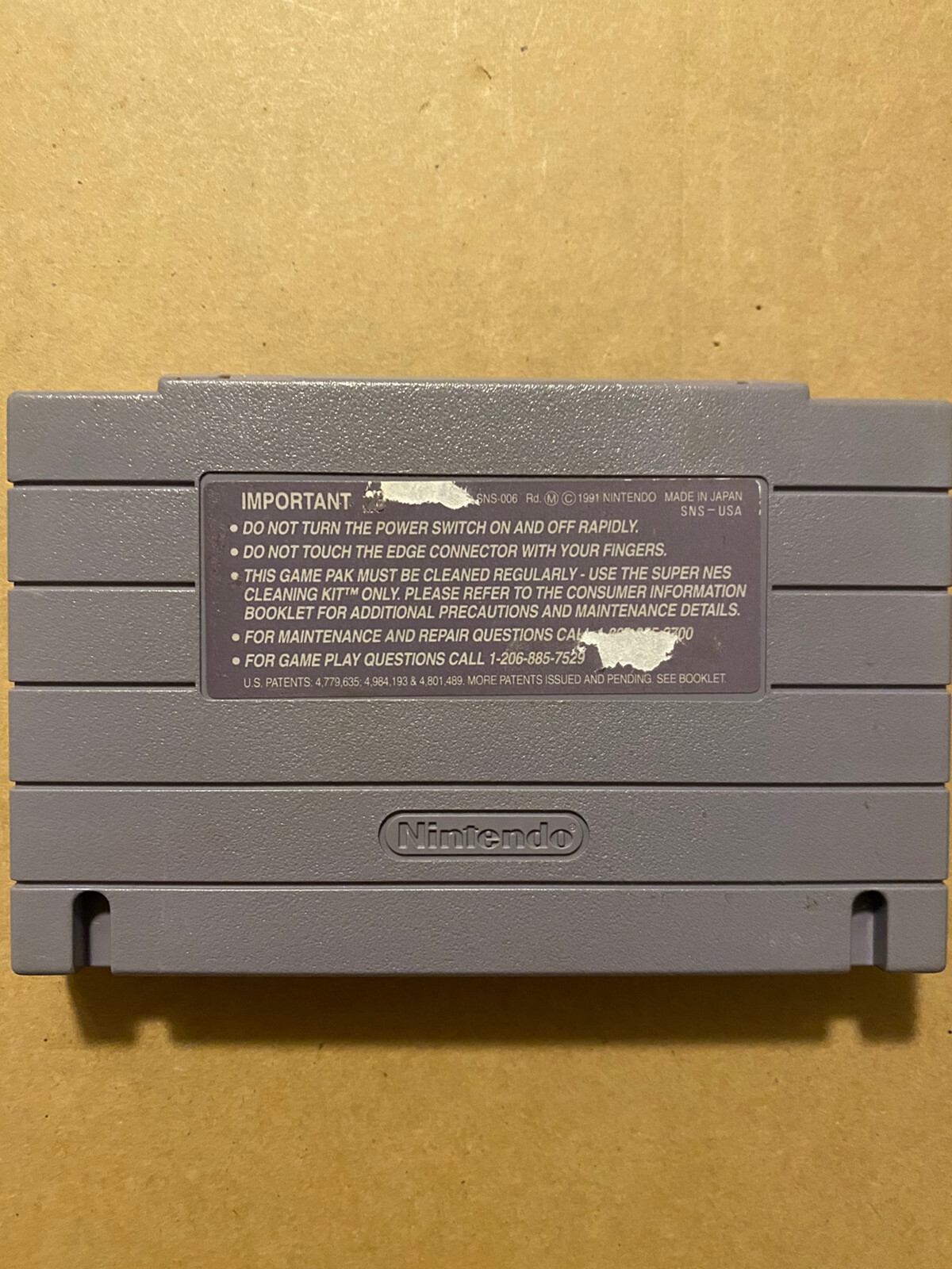 SNES (Super Nintendo Entertainment System) Hyperzone Cartridge Authentic Tested
