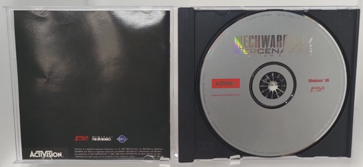 Mech Warrior 2: Mercenaries (PC, 1996) Titanium Edition