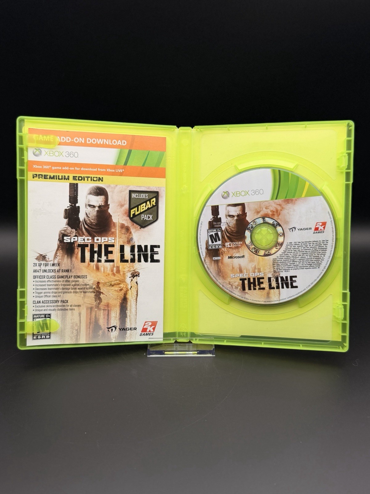 Spec Ops: The Line — Premium Edition (Microsoft Xbox 360, 2012)- Tested CIB