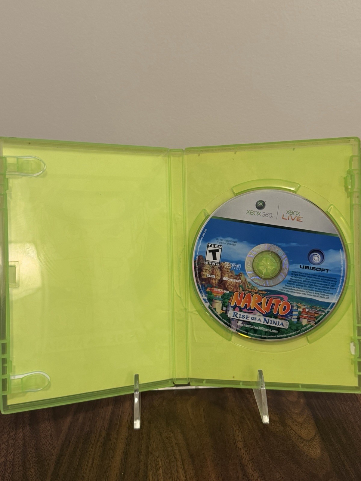 Naruto: Rise of a Ninja (Microsoft Xbox 360, 2007) • No Manual • Tested