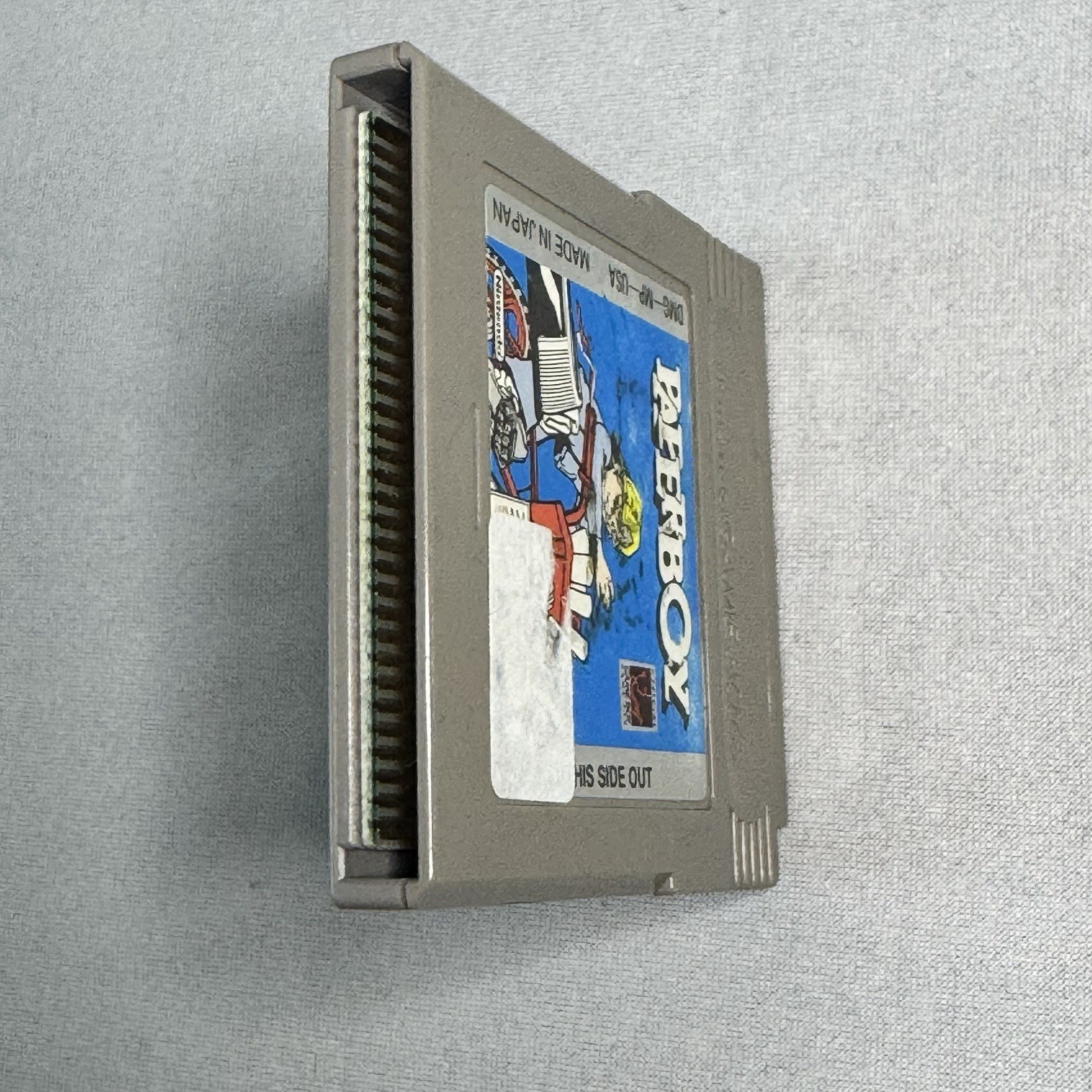 Paperboy Game Boy 1990 Authentic Nintendo Cart Tested Works Label Wear