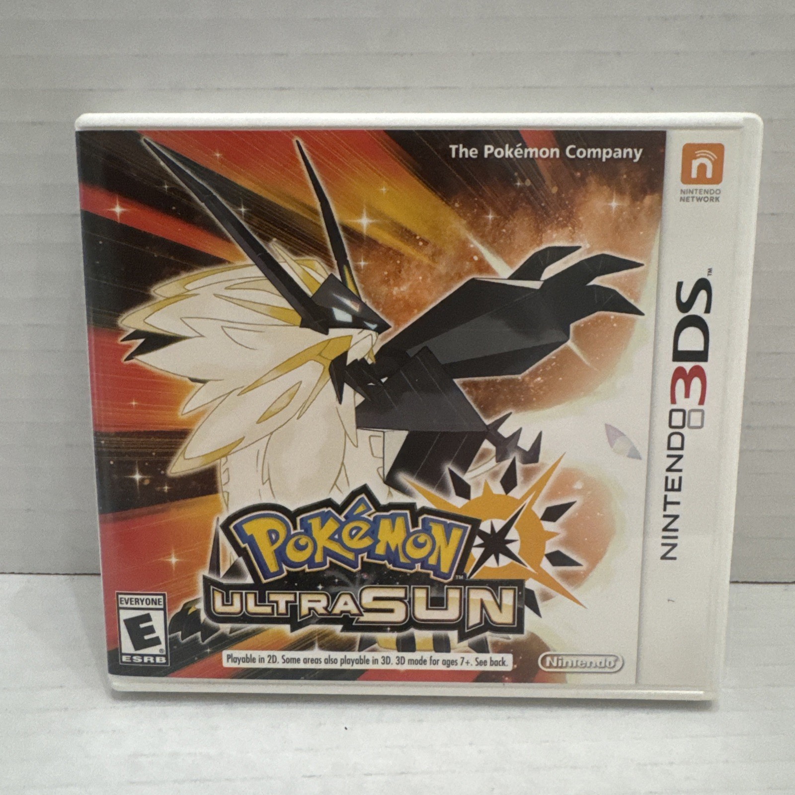 Pokemon Ultra Sun Nintendo 3DS Compl. CIB Authentic Tested Case AR Cards Manual