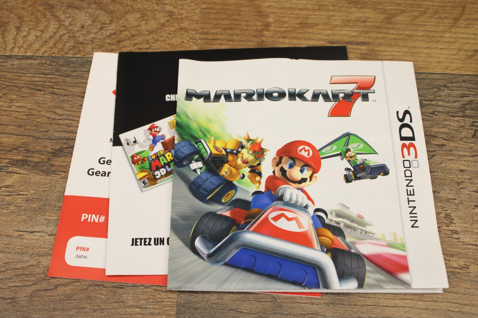 Mario Kart 7 Seven Nintendo 3ds Authentic Case Box Artwork Manual