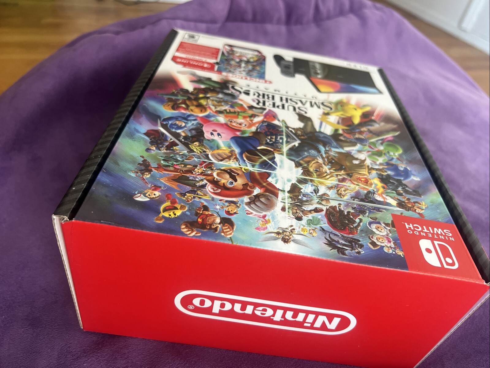 Nintendo Switch (OLED Model) Super Smash Bros. Ultimate Bundle Console Gray NEW