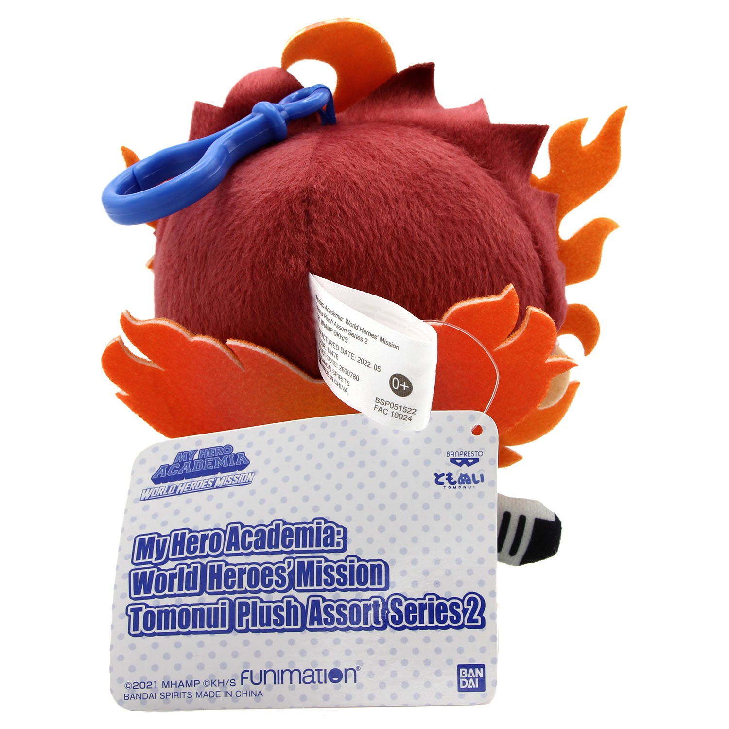 My Hero Academia Tomonui Dangler Plush – ENDEAVOR New Banpresto 18476