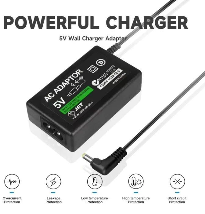 AC Adapter Home Wall Charger Power Supply For SONY PSP 1000 2000 3000 Slim Lite