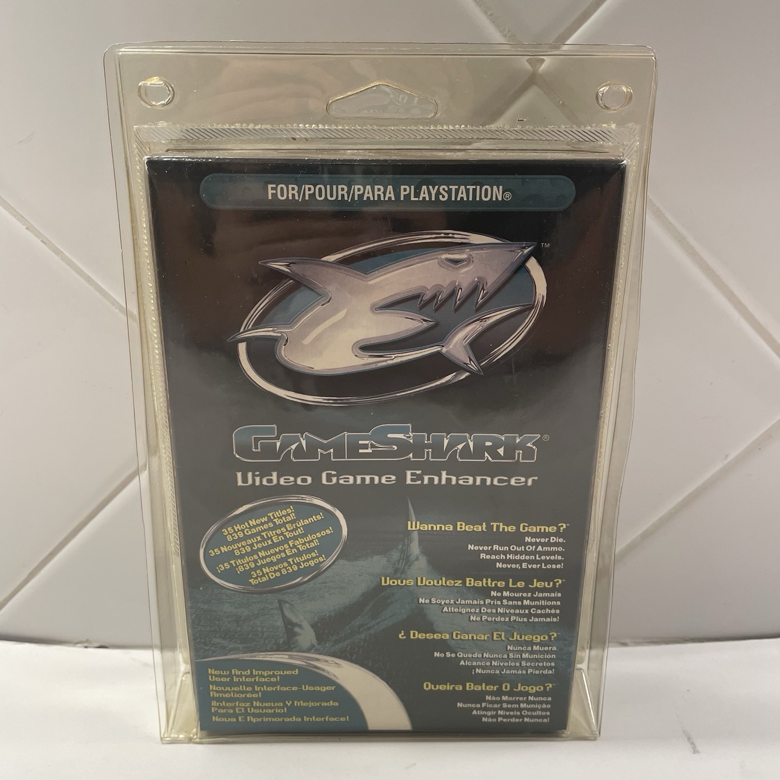 GameShark Version 4.0 Game Enhancer PlayStation 1 PS1 PSX NEW Factory Sealed