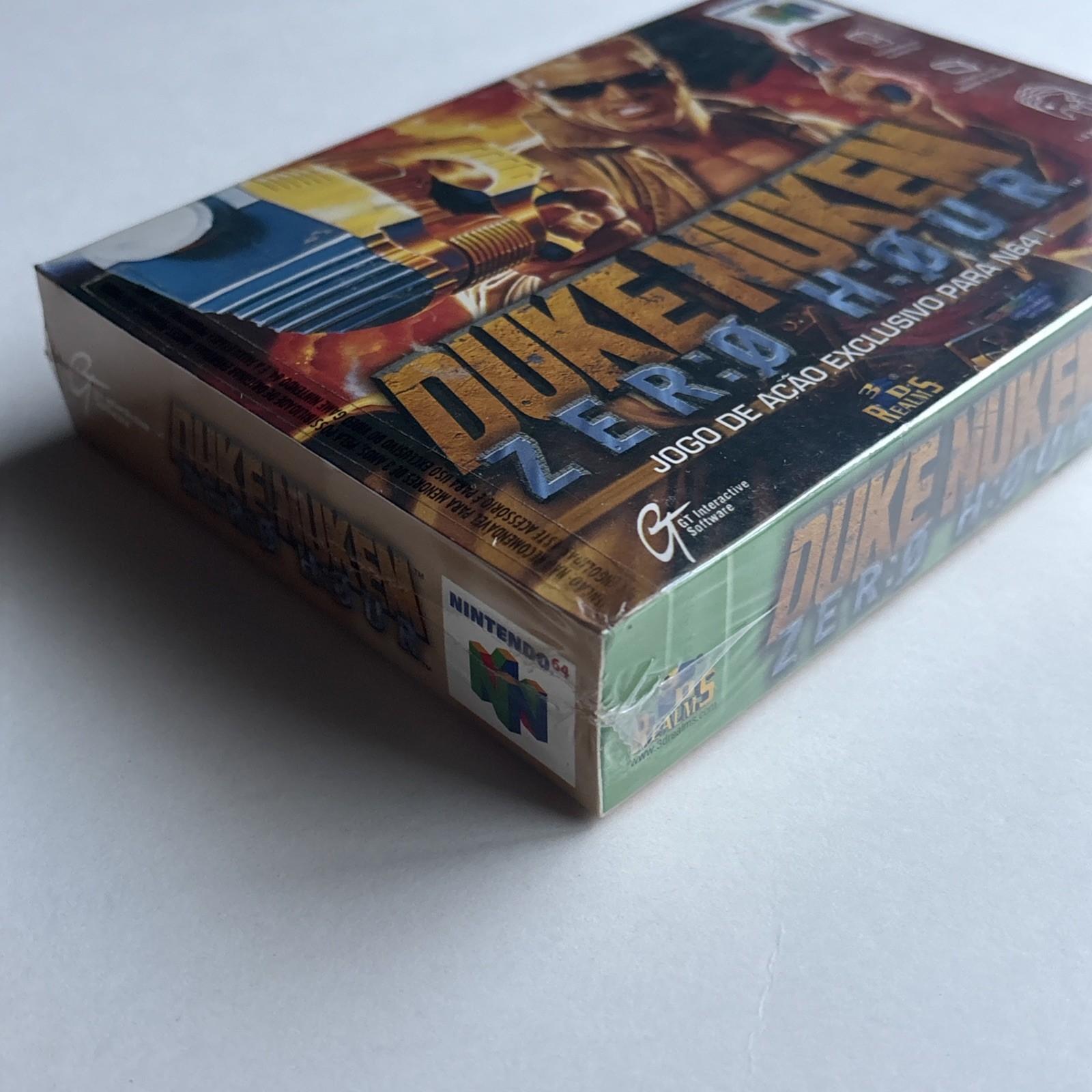 New Duke Nukem: Zero Hour Nintendo 64 N64 Gradient Brazil Import Sealed NES Rare