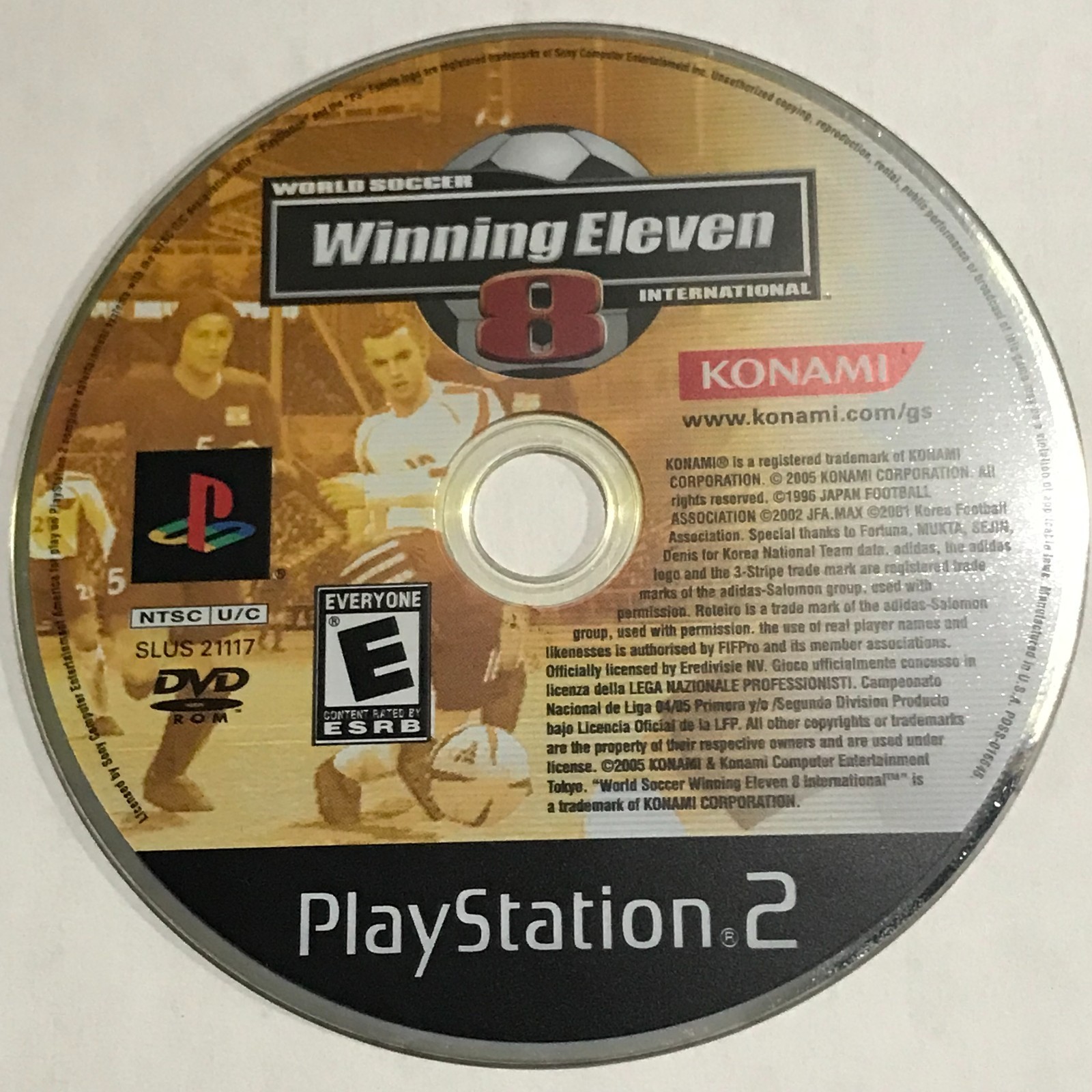 World Soccer Winning Eleven 8 International (Sony PlayStation 2, 2005) PS2