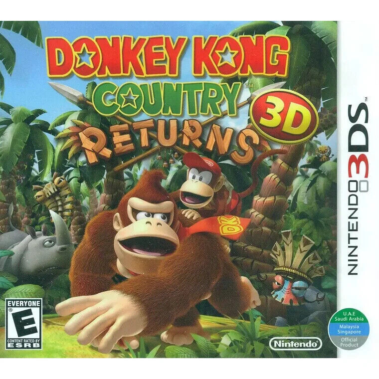 Donkey Kong Country Returns 3D – Nintendo 3DS New (Multiplayer, 2016 Platform)