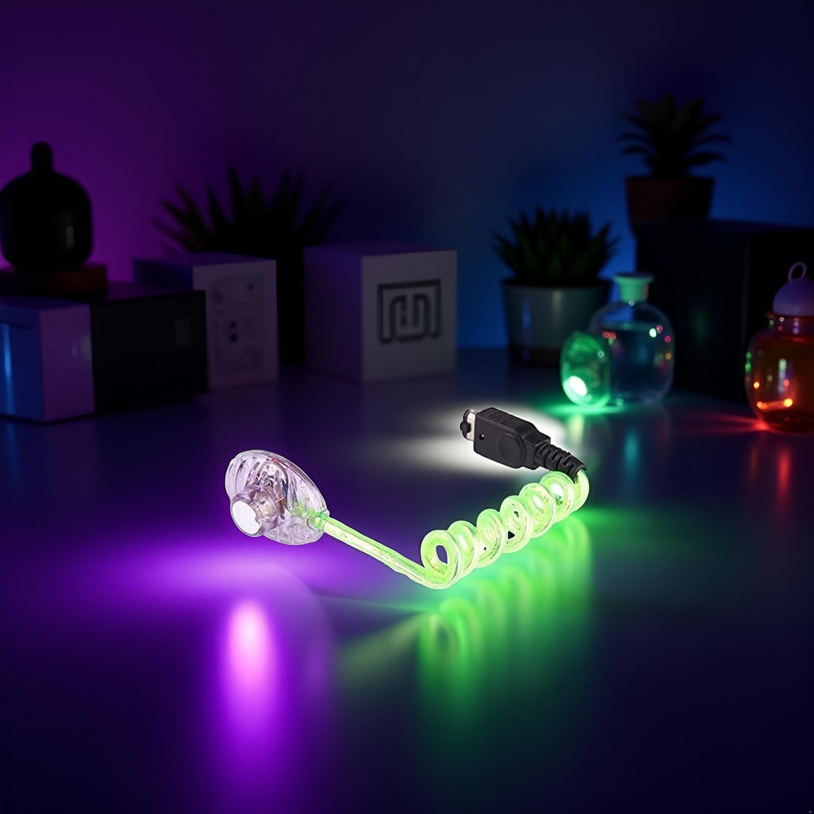 Green Flexible LED Night Worm Light for Game Boy Color Pocket GBC GBP…